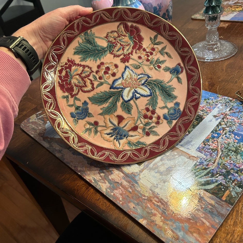 JCPenny Classic Traditions Floral Collectable Plate